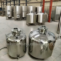 Équipement de distillation d'alcool en acier inoxydable 304 de 200 L avec pompe à moteur pour la fabrication de whisky et de rhum, chauffage électrique