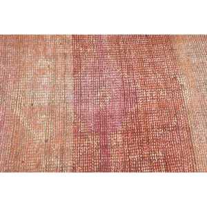 พรมตุรกี 3x9.1 ฟุต (91x277 ซม.) สีแดงลายอิคัต พรมวินเทจ - Product Image 4