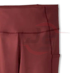 Pantalones de entrenamiento hechos a medida para mujer, mallas de Yoga con patrón sólido, cierre de cintura elástica, barriga transpirable de secado rápido de alta calidad - Product Image 6