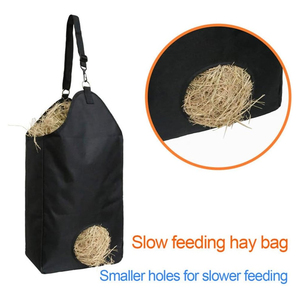 Durable Budget Plastic Equestrian <b>Horse</b> <b>Stable</b> Portable Nylon Hay Bag With Custom Logo For Straw And Hay Net - Product Image 3