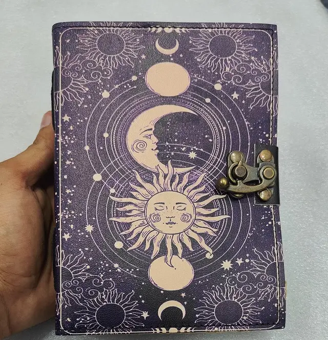 Latest Wholesale Sun Moon Leather Journal For Sale Wholesale Tree Of Life Journal For Dowsing Journal Metaphysical New Age
