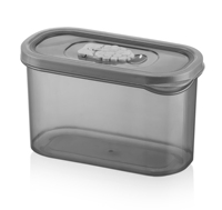 Conteneur de stockage alimentaire multifonctionnel en plastique PP hermétique de 1 L, compatible micro-ondes, avec couvercle motif raisin, pour l'organisation de la cuisine et du réfrigérateur
