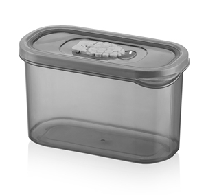 Contenedor de almacenamiento de alimentos hermético de plástico apto para microondas de 1l con tapa de diseño de uva para almacenamiento de alimentos frescos en nevera o despensa - Product Image 6