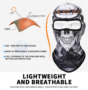Custom Logo Outdoor Cycling Motorcycle Windproof Sports <b>Sunscreen</b> Ski Face Mask Balaclava Hat Full Face Cover - Product Image 3