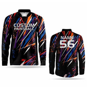 Maillot de paintball tactique unisexe en tissu ripstop camouflage tissé, dernier design, vêtements de sport sublimés, tendance en plein air - Product Image 3