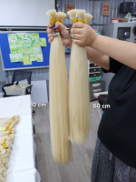 Extensiones de Cabello Humano Virgen Vietnamita Remy Premium DR01 de Doble Trama, 100g, Tejido Doble a Máquina, HD, Permanente, 8 Pulgadas, Rizado