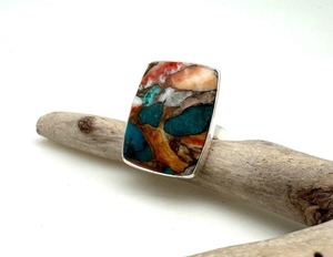 925 Sterling Silver <b>Turquoise</b> Gemstone <b>Ring</b> Jewelry Handmade Silver Boho Style <b>Ring</b> Jewelry For Women Wedding Gift For Wife - Product Image 1