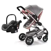 Модная детская коляска 3 в 1 компактная коляска роскошная коляска для новорожденных