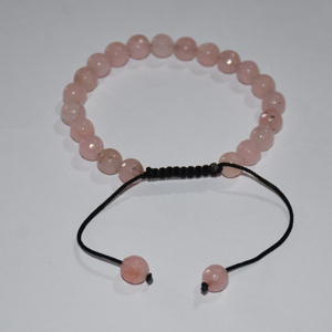 wholesale natural semi-precious Gemstone <b>beads</b> healing crystal <b>bracelet</b>. 8mm pink gemstone <b>beads</b> <b>bracelet</b>. handmade <b>bracelet</b> - Product Image 5
