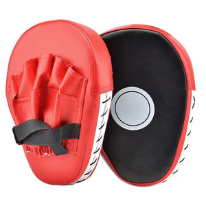 Guantes de boxeo de entrenamiento profesional de alta calidad para adultos, almohadillas de enfoque de cuero con logotipo personalizado para boxeo de artes marciales - Product Image 3
