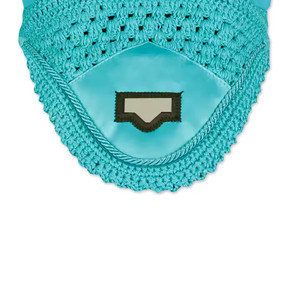 Premium Horse Ear Bonnets <b>Fly</b> Protection Breathable Crochet Equestrian Riding Comfort Bonnet - Product Image 3