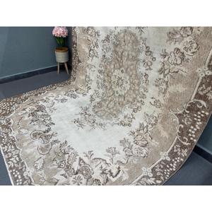 Alfombra Vintage Grande de 5.6x10.1 pies (170x308 cm), Alfombra Marroquí Marrón Turca - Product Image 2