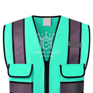 Chalecos de seguridad multifunción con logotipo personalizado al por mayor, transpirables, de alta calidad, éxito de ventas, material de poliéster Antiestático de varios tamaños - Product Image 3