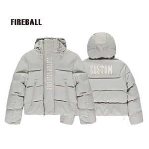 Veste d'hiver de haute qualité personnalisée pour hommes Vestes pour hommes à logo personnalisé Veste bouffante coupe-vent - Product Image 2