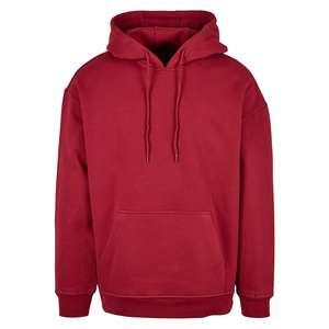 Wholesale 400 GSM Men's Knitted Hoodies Simple Plain Soft Fleece with Embroidered Technique Breathable Full Zip for Winter - Product Image 3
