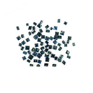 Zafiro Azul Real Natural Australiano Sin Tratar, Gema Suelta Calibrada en Forma de Cuadrados de 2mm y 3mm, Corte Ovalado Facetado, Color Azul Real, Fino, 8mm - Product Image 4