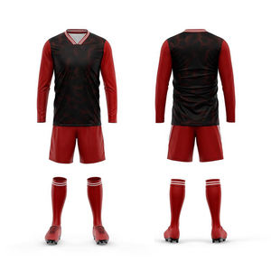 Fabricant OEM d'uniformes de football, ensemble de maillot et short d'équipe de haute qualité, léger et respirant, conçu pour l'entraînement et la compétition - Product Image 1