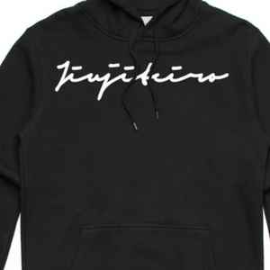 Sudaderas con capucha para hombre Core Signature Hoodie Black Heavyweight 100% Cotton Poly Blend Aislado Cómodo para el uso diario - Product Image 5