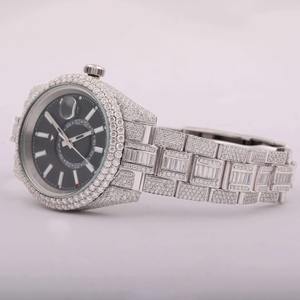 Mossanite นาฬิกาสเตนเลสสตีลสุดเท่สำหรับผู้ชายผู้หญิงอินเดีย - Product Image 4