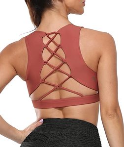 Soutien-gorge de sport Stylso sans coutures, absorbant les chocs, grande taille, séchage rapide, respirant, rembourré, conçu pour le fitness et le yoga, maintien ferme - Product Image 2