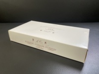 Boîte cadeau rigide pliable de luxe noire personnalisée en carton recyclable avec finition mate et fermeture magnétique, logo personnalisé, mariage, supermarché