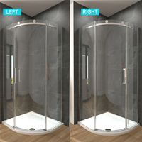 Tuya — portes intérieures en verre, salle de bain, douche porte en verre