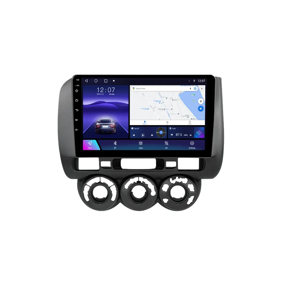 Navifly potencia de audio auto radio android control para coche car for Honda Jazz city 2002-2007 tv touch smart screen