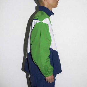 2022 nouveauté coupe-vent en Nylon personnalisé pour hommes veste d'hiver imperméable col montant couleur claire couture conception OEM toile - Product Image 5