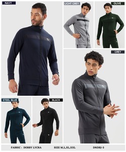 Chaqueta Ajustada de Lycra Dobby para Hombre (GSM 290) - Product Image 1