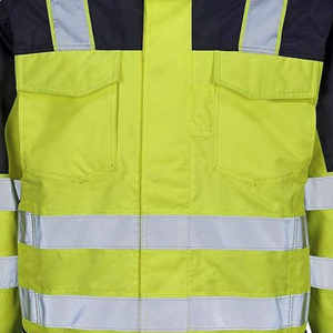 OEM Wholesale Factory Directly Customizable Industrial Hi Vis <b>Reflective</b> Safety Waterproof Safety <b>Jackets</b> for <b>Men</b> - Product Image 6