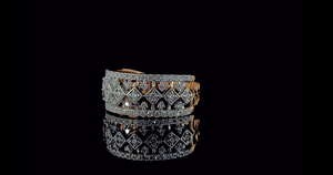 Anillo de Compromiso con Diamante Cultivado en Laboratorio de 0.50 CTW, Certificado SGL, Oro Sólido de 14K, Diseño de Múltiples Hileras - Product Image 3