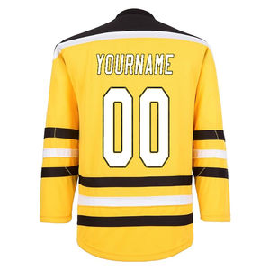 Ensemble de chaussettes et de maillots de hockey imprimés au nom de l'équipe personnalisée pour femmes uniforme de hockey sur glace sublimé en gros pour les équipes - Product Image 5