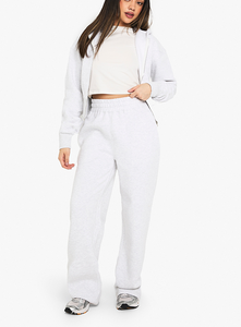 Conjunto Deportivo de Otoño para Mujer, de Secado Rápido y Transpirable, Estilo Universal, Chaqueta Ajustada con Cremallera, Pantalones Deportivos Holgados de Estilo Urbano con Estampado Gráfico - Product Image 2