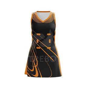 Uniforme de netball de alta calidad 100% poliéster ligero de secado rápido transpirable para mujeres adultas personalizable - Product Image 5