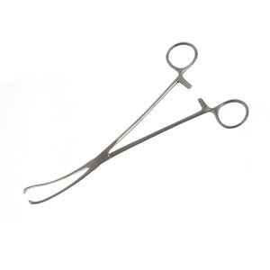 Precio al por mayor Tenaculum Forceps 9,50 "Instrumento quirúrgico de Ginecología de doble curvatura Hecho en Pakistán tenaculum forceps - Product Image 6