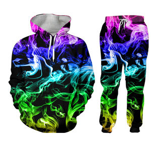 Venta al por mayor de los hombres XS Sudadera con capucha larga de gran tamaño Nuevo diseño con mangas sólidas a rayas y hombro caído Jersey de invierno - Product Image 4