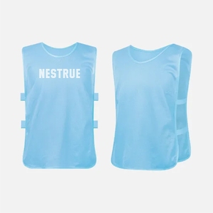 Gran oferta, chaleco de entrenamiento de fútbol de poliéster transpirable personalizado, Pinnies de fútbol y Baberos de entrenamiento de malla para jugadores de fútbol - Product Image 3