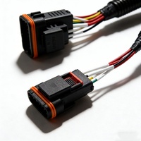 Kabel Rakitan Khusus Adaptor LED Strip 2 4 Pin JST XH 2.54 Plug Female Kabel Ujung Terbuka untuk Sepeda Motor