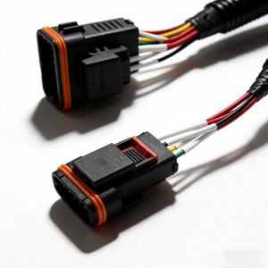 Aangepaste kabelassemblage LED-strip connector 2 4-pins JST XH 2.54 plug vrouwelijke connector met kabels, afgestripte draadboom - Product Image 6