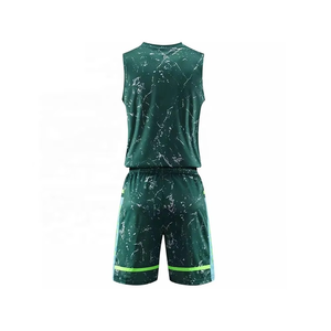 Ensemble de basketball d'impression par sublimation de qualité supérieure, uniforme de basketball sans manches, uniforme de basketball basique à succès - Product Image 3