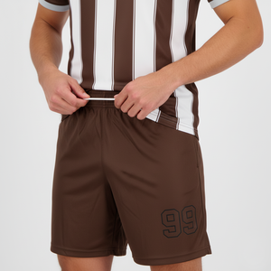 Uniforme de Fútbol Sublimado Personalizado, Ligero, Elástico en Cuatro Direcciones, Transpirable, Conjunto de Camiseta y Pantalones Cortos de Malla de Poliéster para Hombre y Mujer - Product Image 6