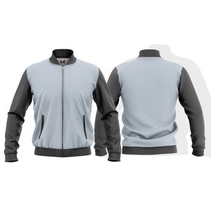 Chaqueta Bomber de escuela secundaria personalizada Unisex Chaqueta Varsity Letterman para hombre Chaquetas de béisbol universitarias Cierre de botón de mezcla de lana - Product Image 3