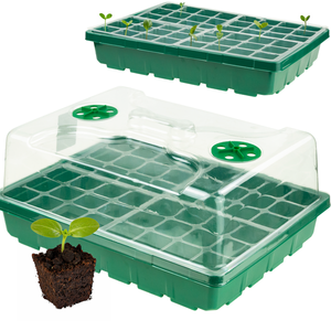Mini Invernadero TG81375 de Plástico para Germinación, Ventilación de Plántulas, Siembra y Cultivo Interior, Fácil de Montar - Product Image 1