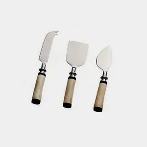 Elegante Juego de Cuchillos para Queso con Mango de Piedra, Cuchillos Esparcidores de Acero Inoxidable, Ecológicos, Aptos para Lavavajillas, Utensilios de Cocina Premium - Product Image 6