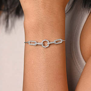 NOVAMART Fine Buy 925 Silver <b>Bracelet</b> for Every Moment You! Rhodium Plated Tennis <b>Bracelets</b> Gold Diamond Pearl <b>Ruby</b> Stones Relig - Product Image 5