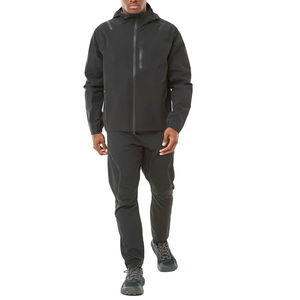 Ensemble de survêtement pour homme respirant imprimé sur mesure, vêtements de sport de gym, course à pied, jogging, entraînement, deux pièces, OEM, couleur et logo personnalisés - Product Image 1