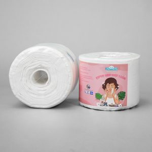 Toallitas faciales desechables no tejidas de 1 capa de pulpa de madera de mezcla personalizada de marca Kawaii de alta calidad, toallitas desmaquillantes, Rollo estándar - Product Image 1