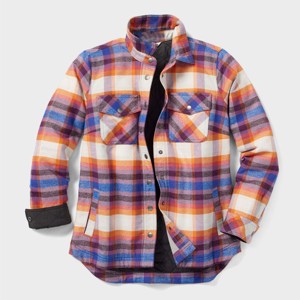 Chaqueta larga a cuadros para mujer: elegante, cálida y perfecta para hacer capas durante las aventuras al aire libre de otoño e invierno - Product Image 1