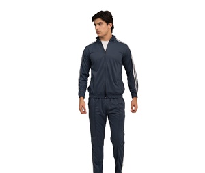 Forge Winter Casual Thin Bomber <b>Jacket</b> with Zipper Closure Stand Collar Solid Color-Navy ODM - Product Image 4