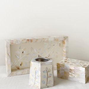 Ensemble de brûleur d'encens mère de perle de haute qualité, incrustation de serpillière, support d'encens, incrustation de coquille de mer, Bakhoor, cadeaux arabes pour le Ramadan Eid - Product Image 2